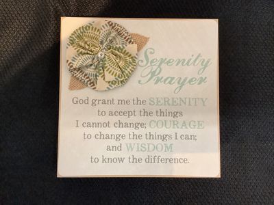 Serenity Prayer wall art