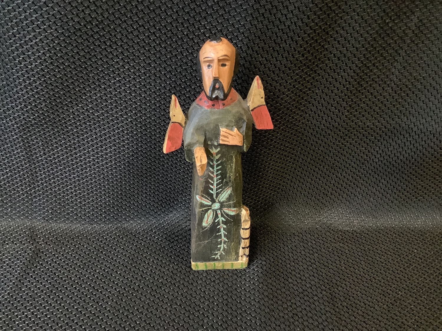 Carved Wood St. Francis Statue