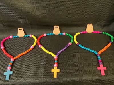 Wooden Kiddie Rosary (Sister Made)