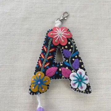 Hand embroidered Keychain Peru, Style: A