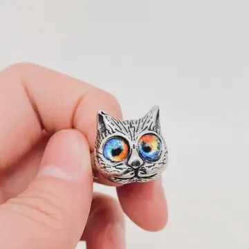 Cat Shaped Ring, Size: 7