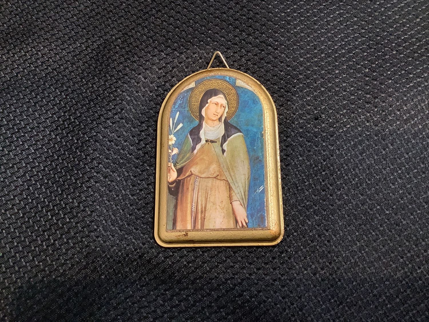 Small St. Clare Icon 2.5&quot; x 3.5&quot;