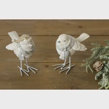 Winter Bird with Scarves
