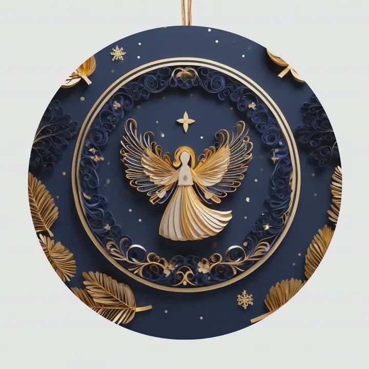 Elegant Angel Ornament