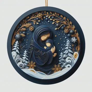 Holy Family Nativity Ornament