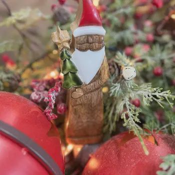 Mini Red Santa with Tree