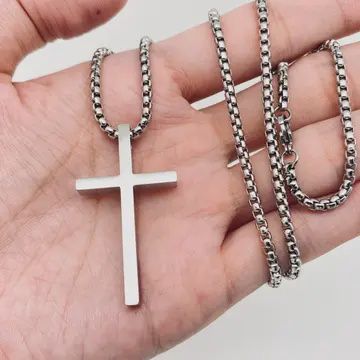 Stainless Steel Cross Necklace