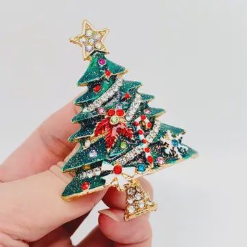 Christmas Tree Brooch