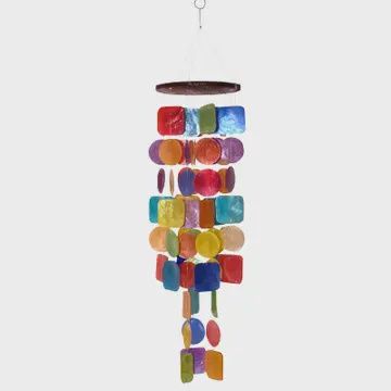 Capiz Rainbow Chime