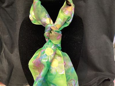 Hidden Garden Silk Scarf by Sr. Sharon Havelak