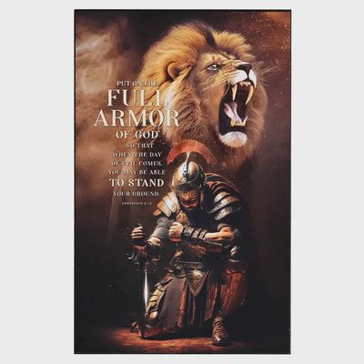 Full Armor of God Wall Plaque  7" x 11"
