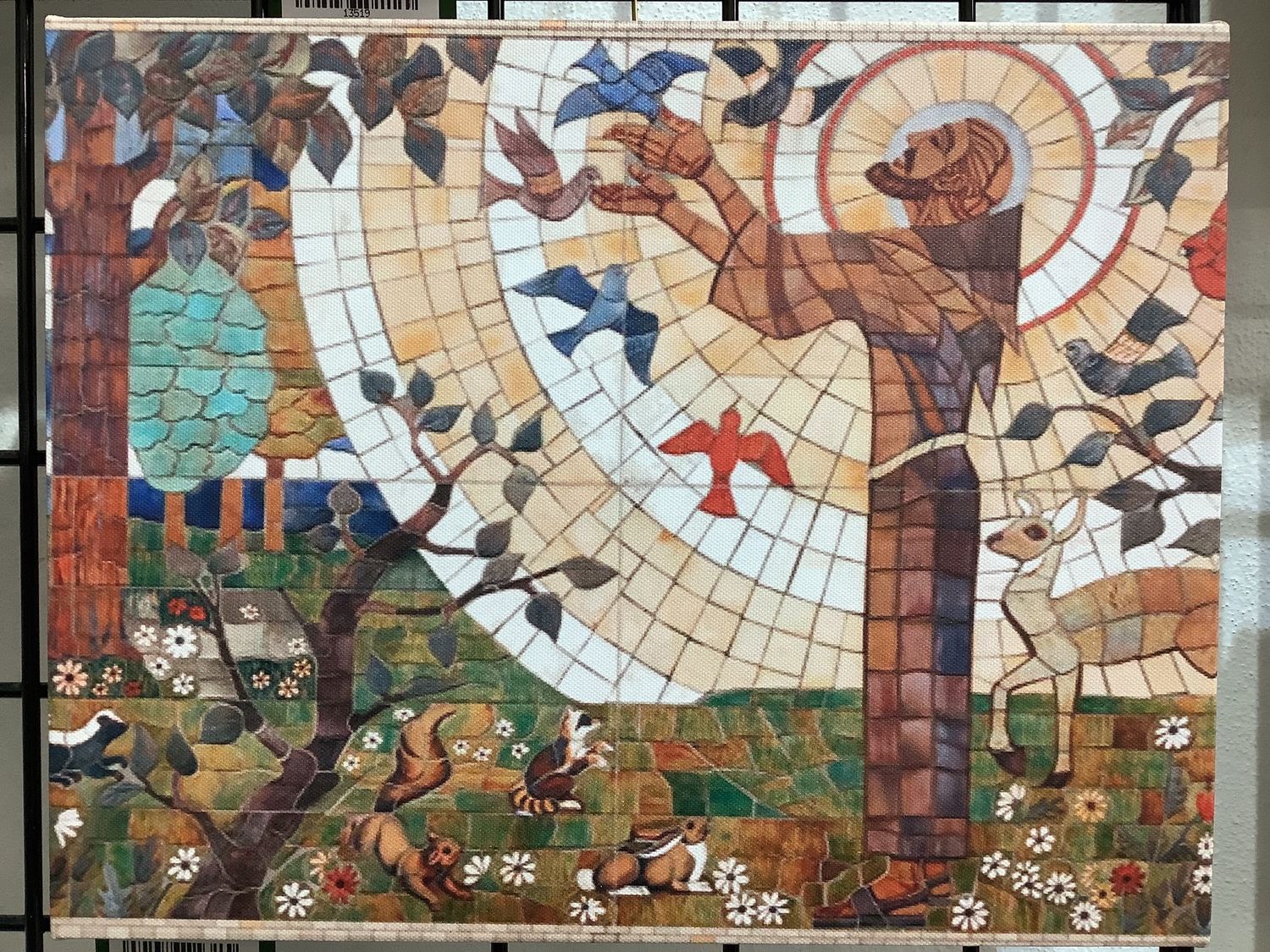 Mosaic St. Francis Print
