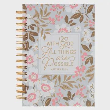 With God All Things Matt. 19:26 Journal
