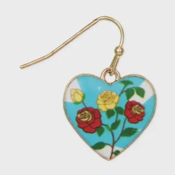 Blue Bouquet Earrings