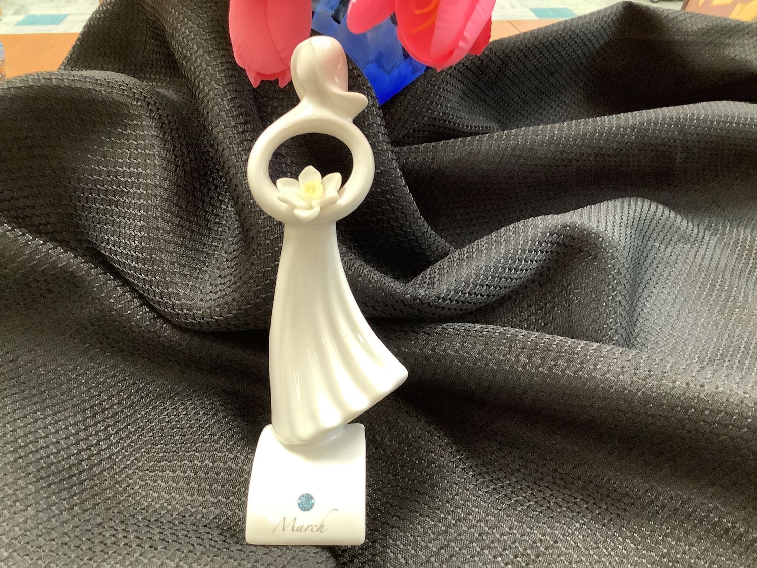 March Birthstone Statue 6”