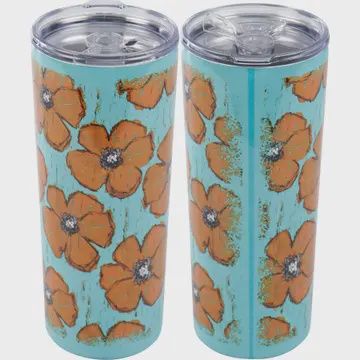 Floral Coffee Tumbler