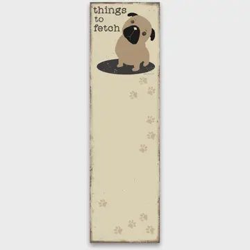 Things to Fetch Notepad