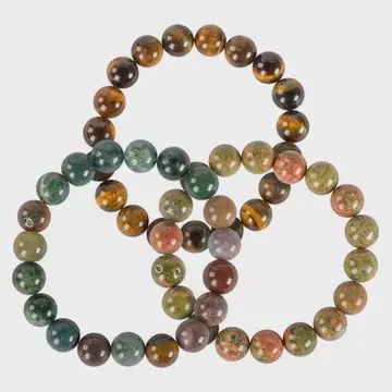 Gemstone Stretch Bracelet 10mm