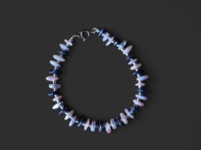 Pink, Purple &amp; Silver Bracelet