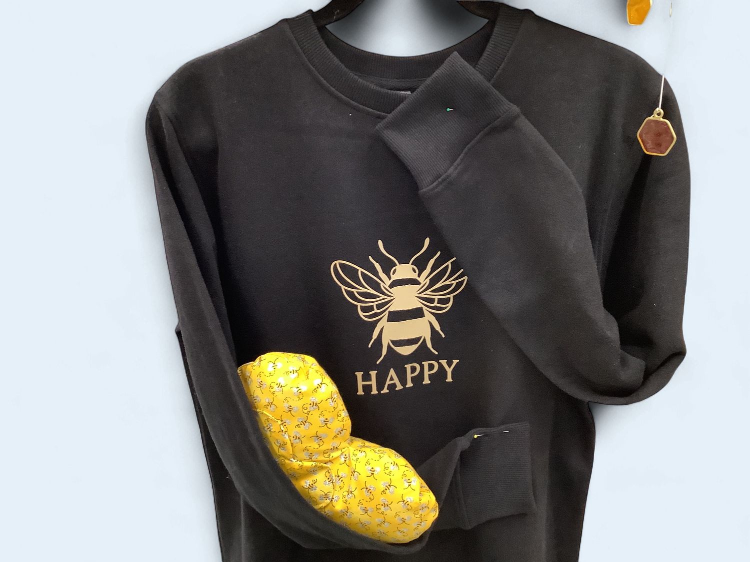 Bee Happy Sweatshirt (Sz M)