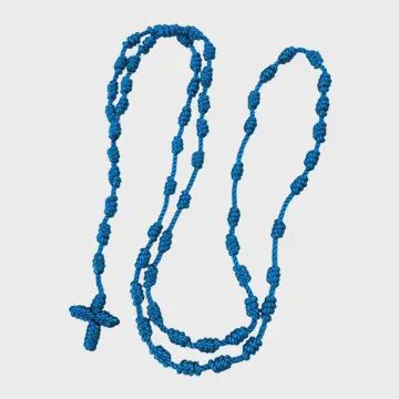 Corded Rosaries, Colour: Blue