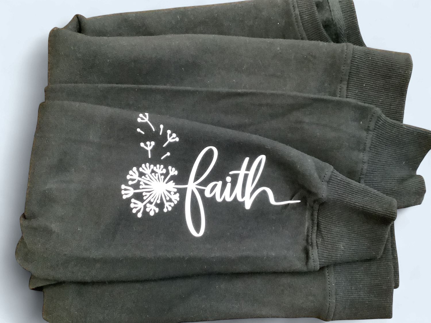 Faith Black XL Crewneck