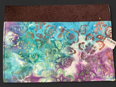 Walker Caddy / Brown with tiedye Print
