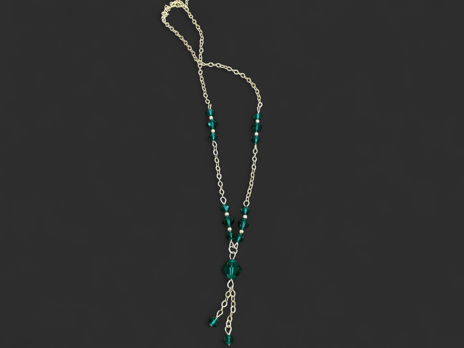 Green Gem Necklace by Sr. Mary Peter