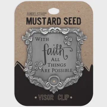 Visor Clip, Style: Mustard Seed