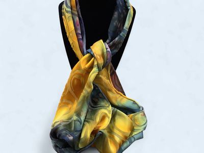 Cosmic Radiance Silk Scarf