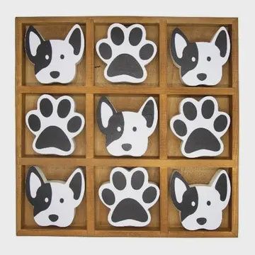 Tic-Tac-Toe Set, Style: Dog