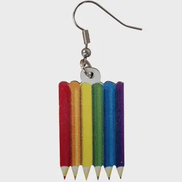 Colored Pencil Earrings