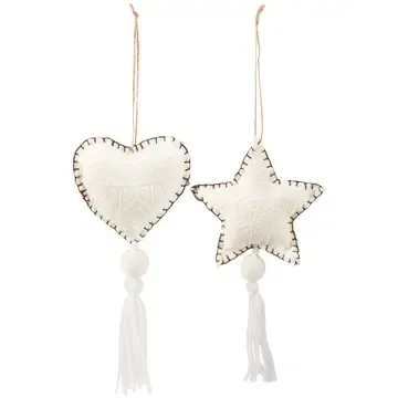 Heart or  Star Ornament