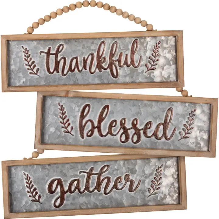 Harvest Wall Decor, Style: Thankful