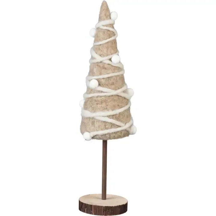 Felt Gray Christmas Tree, Size: Small