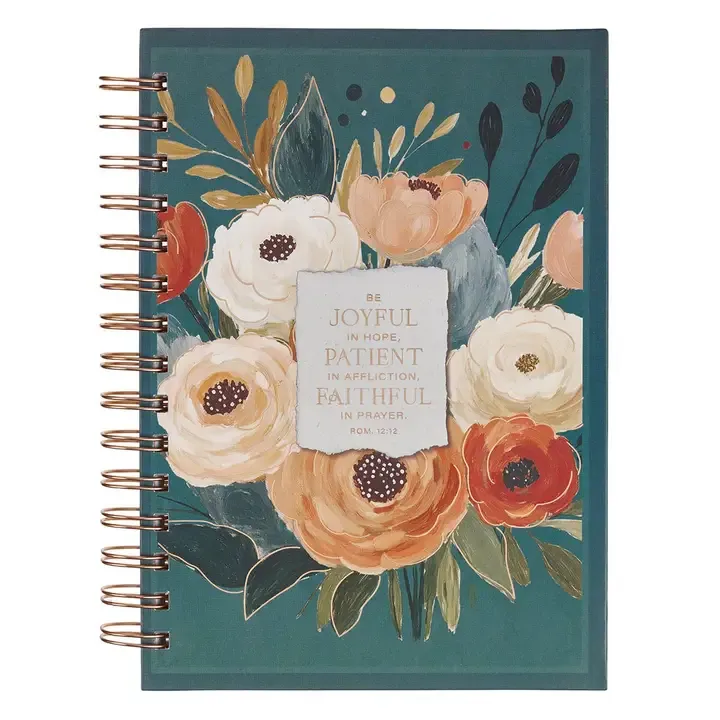 Journal Spiral Journal Joy Patient Faithful Rom. 12:12