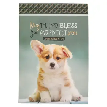 Puppy Notepad May the Lord Bless You