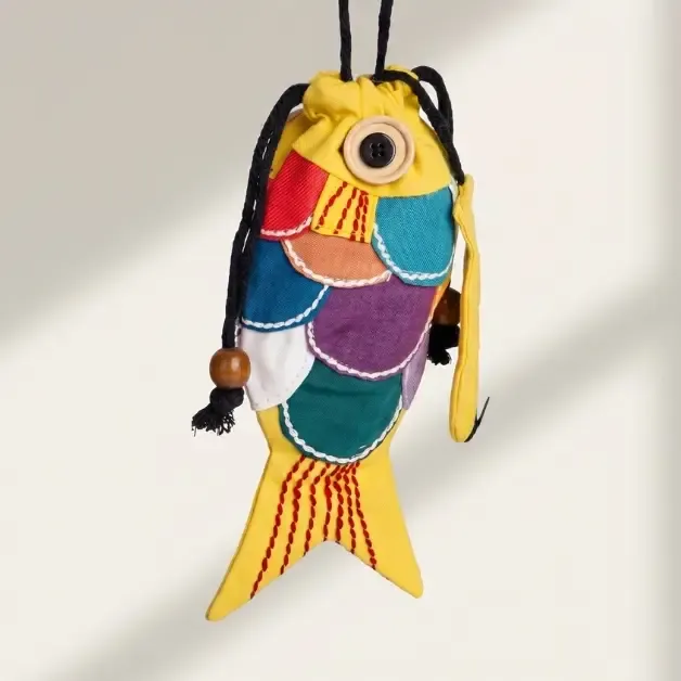 Patchwork Fish Purse