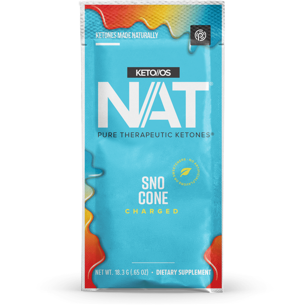 KETO//OS NAT® - Sno Cone - Choose Your Journey, Caffeine free or Charged (caffeine): Charged (caffeine)