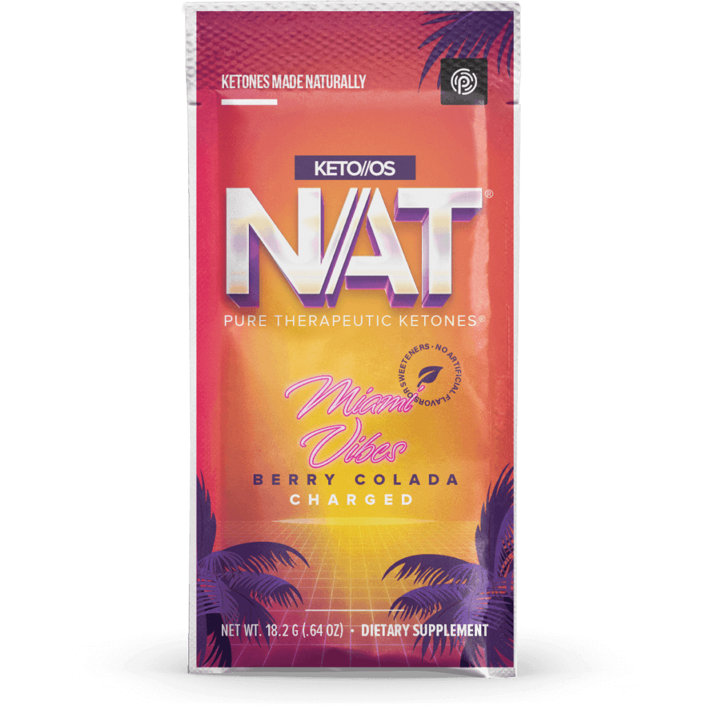 KETO//OS NAT® - Miami Vibes - Choose Your Journey, Caffeine free or Charged (caffeine): Charged (caffeine)