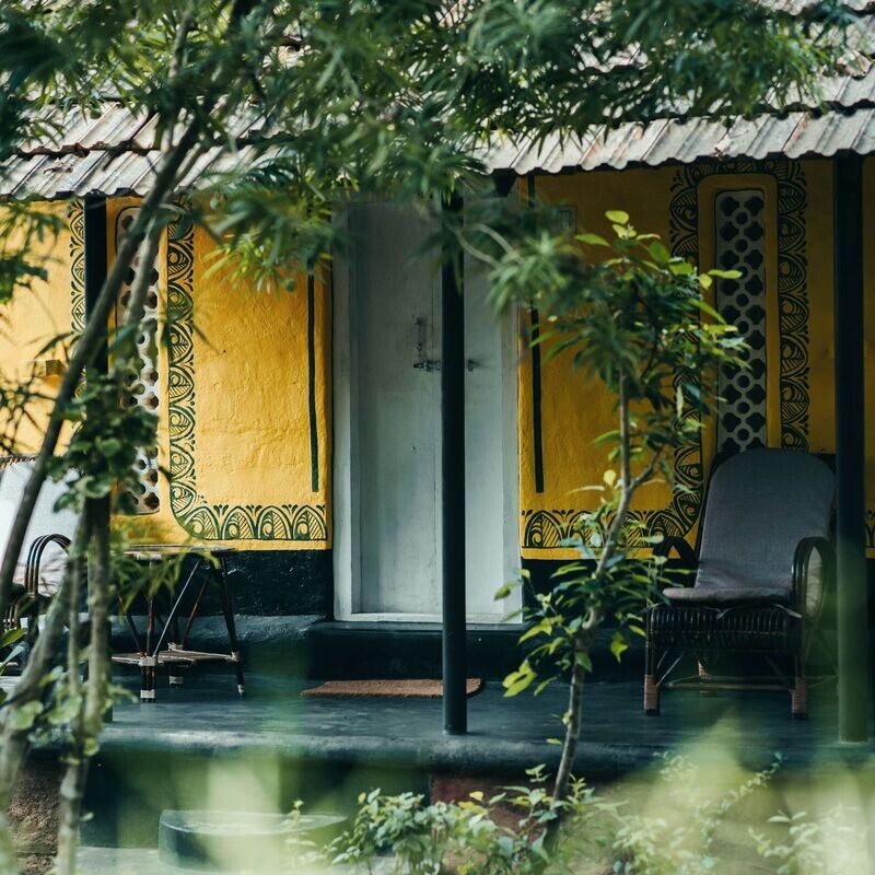 Private Bodhi Hut with Fan