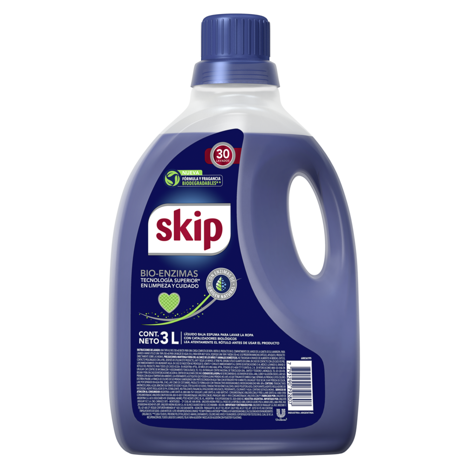 Jabón líquido Skip 3 lts botella
