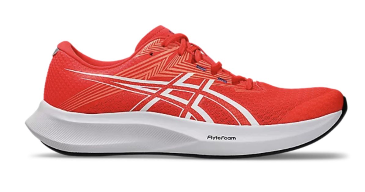 HYPER SPEED 5 M, Color: FLASH RED/WHITE, Size: 7.5