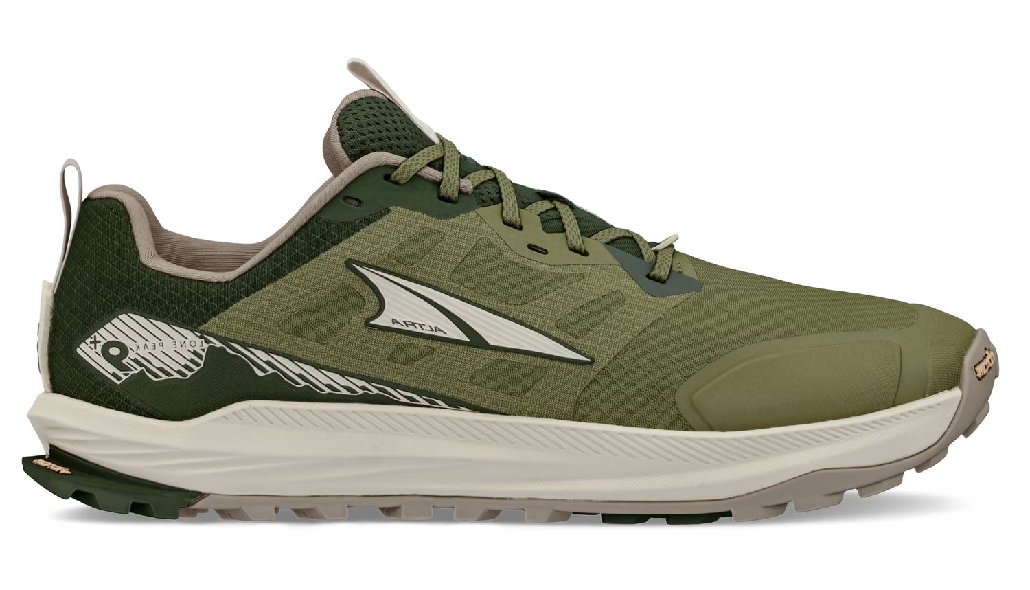 MEN LONE PEAK 9+, Color: GREEN, Size: 8