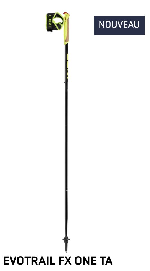 LEKI EVOTRAIL FX ONE, Color: BLACK/NEON YELLOW, Taille: 110