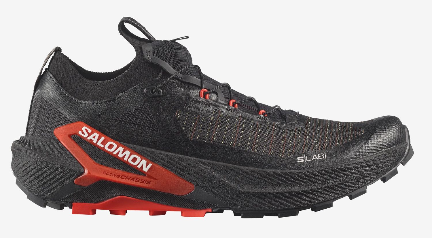 S/LAB GENESIS 2, Couleur: Black / Black / Fiery Red, Taille: 4