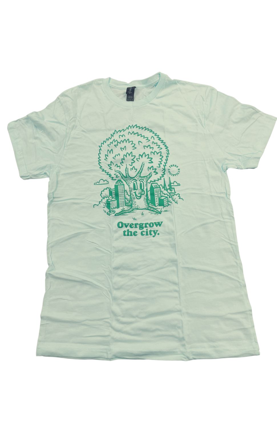 CLEARANCE! Overgrow the City T-Shirt (Mint Green)