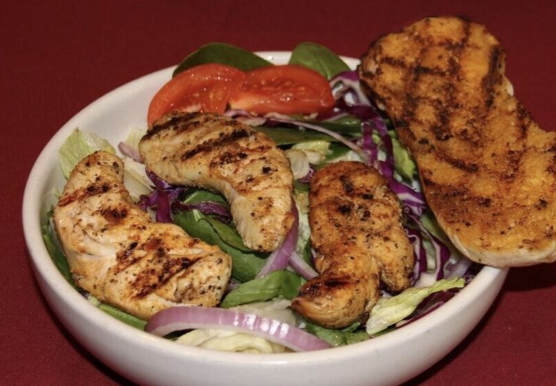 Grilled Chicken or Salmon Salad Grilled Chicken or Salmon Salad