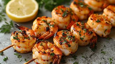 Grilled Shrimp Platter