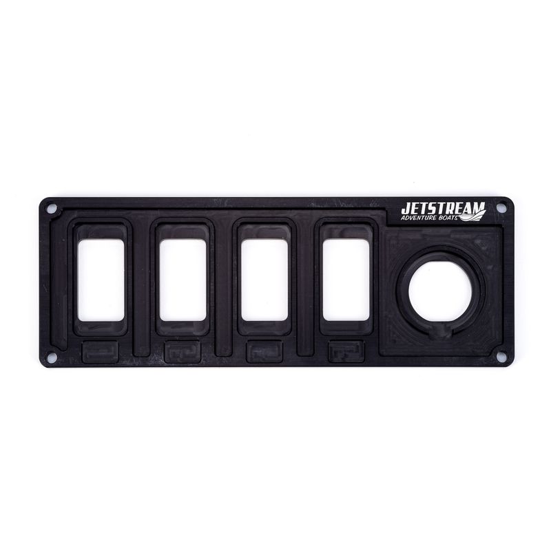 Jetstream Billet Switch Panel, Contura, 4-Positon + USB